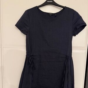 Theory Linen blend dress